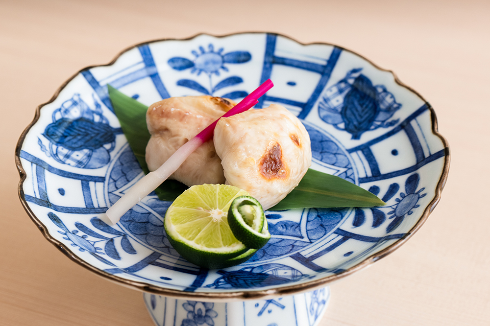 河豚の白子焼き