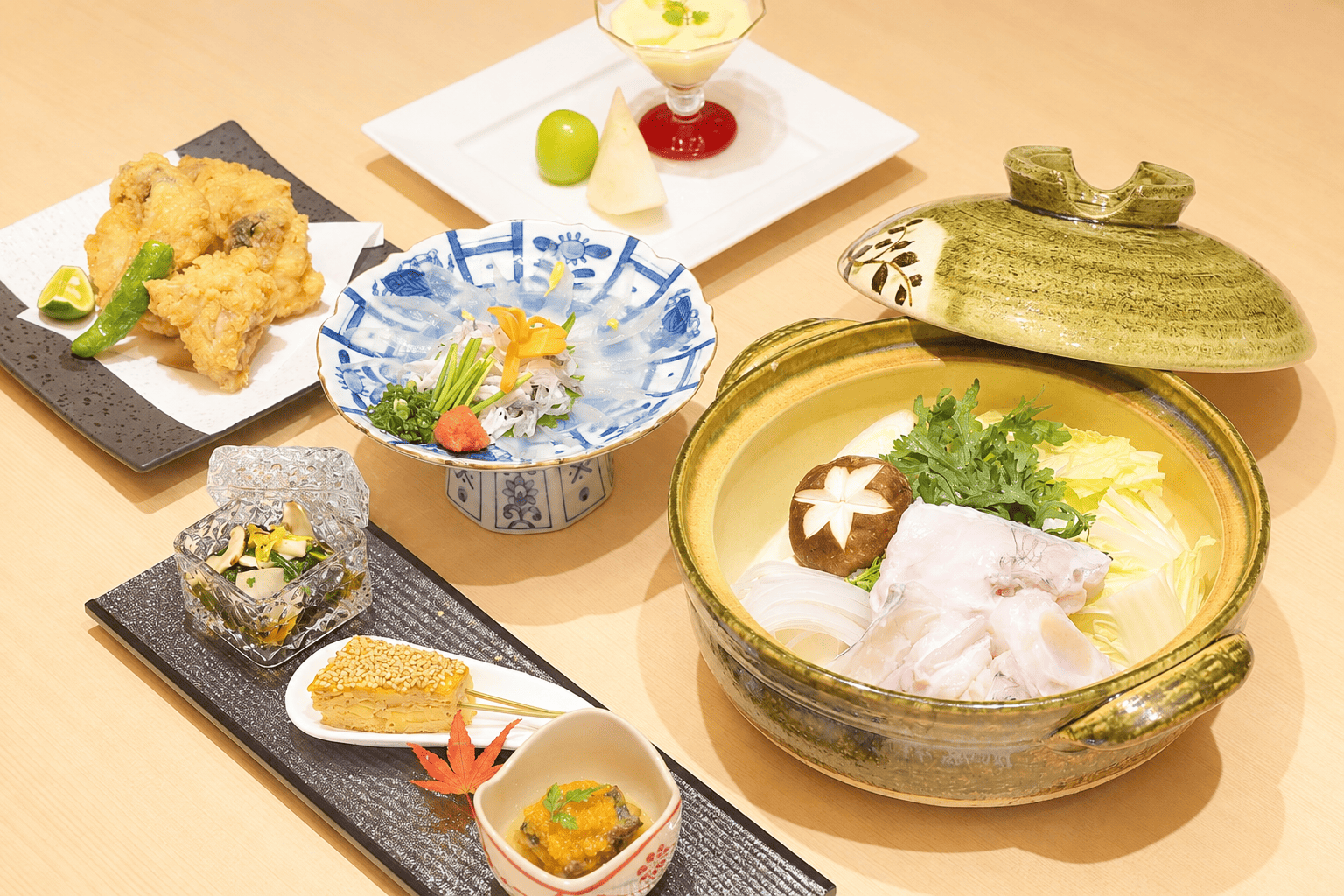 冬季限定とらふぐコース